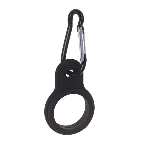 THE WAROOM SHOP 물병 버클 Carabiner 클립 음료 병 홀더 후크, 검정, {"수건소재":"실리콘 메탈"}
