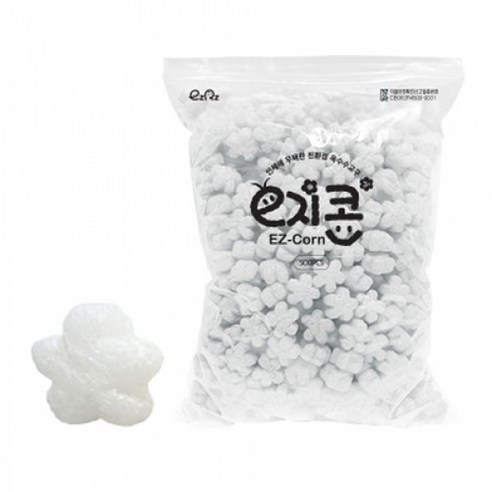 이지콘 블럭 꽃 (500pcs) 2봉, 흰색