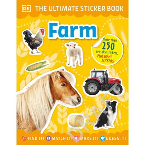 The Ultimate Sticker Book Farm Paperback, DK Publishing (Dorling ...