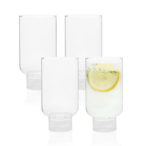 Bestra 홈카페 에뚜앙 내열유리컵, 에뚜앙 하이볼 470ml ×4개, 4개