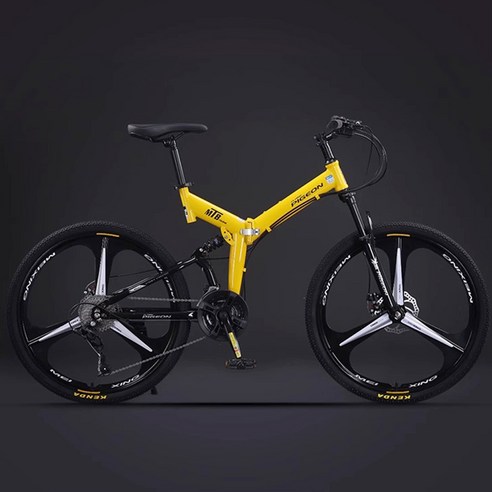 접이식 도시 산악 자전거로 편안하고 스타일리시하게 주행하기
