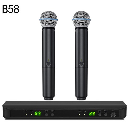 BLX288 전문 무선 인간 사운드 마이크 UHF 시스템 휴대용 클립 카드 OK 공연 교회, 01 B58A, 1개 - 노래방/마이크 | 쿠팡