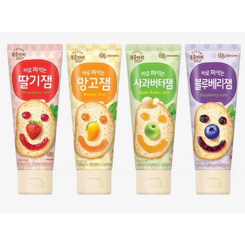 복음자리 바로 짜먹는 블루베리잼, 100g, 3개
