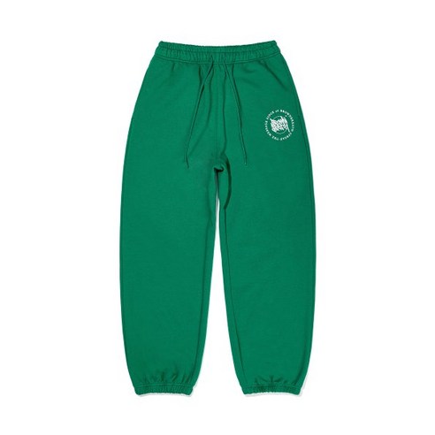 [시즌특가] 브라운브레스 ROUND LOGO SWEAT PANTS - GREEN