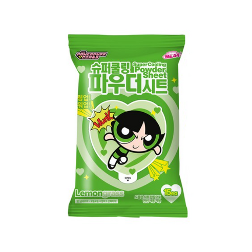 미스사사 슈퍼쿨링 파우더시트 데오드란트 레몬그라스, 87g, 1개