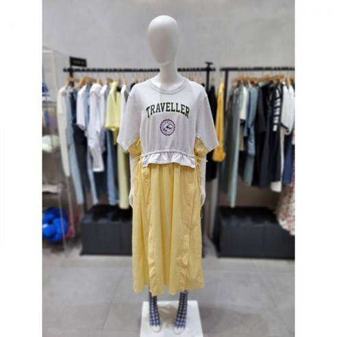 쥬시쥬디 J소재믹스허리스트링원피스 JXOP321O 백화점 아울렛 (3710697)