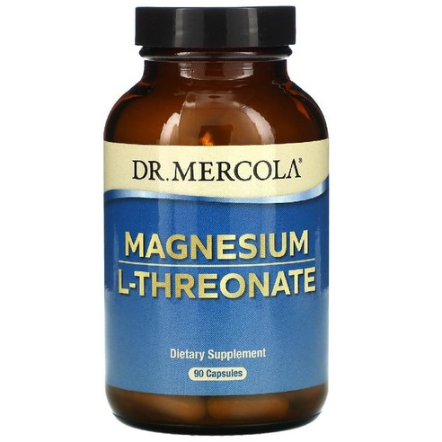 Dr. Mercola (닥터 멀코라) 마그네슘 L-트레오네이트 캡슐 90정, 90개 닥터레이마그네타