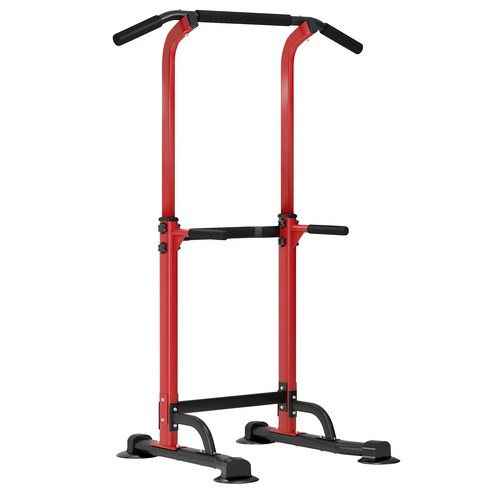 Need 가정용 철봉 치닝디핑 홈트레이닝 운동기구, red