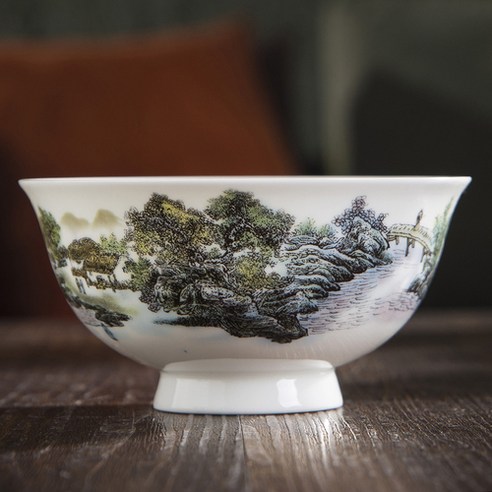 4.5 인치 Jingdezhen 뼈 중국 세라믹 그릇 드래곤 패턴 식기 빈티지 중국 국수 디저트 식기 주방 악세사리, F