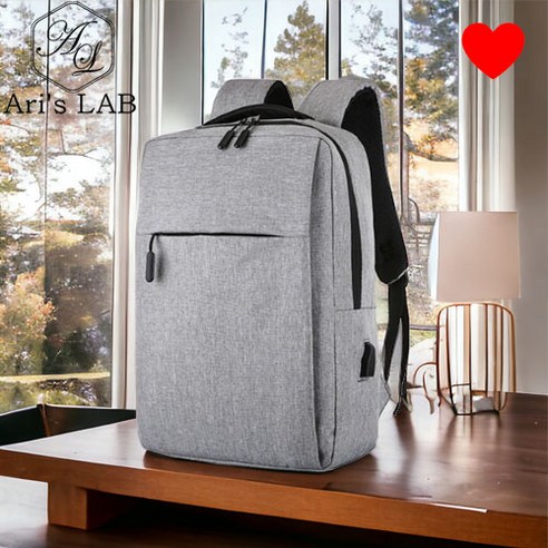  편안하고 스타일리시한 아리스랩 대용량 USB 노트북 백팩으로 필수품을 편리하게 운반하세요.