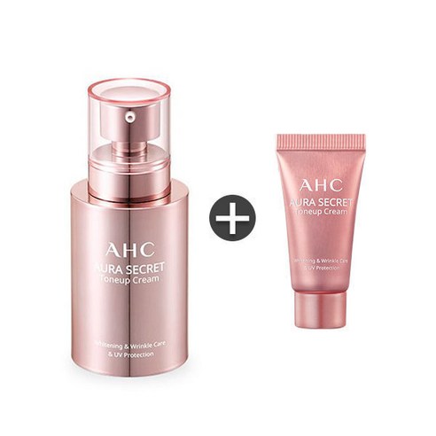AHC 아우라 시크릿 톤업크림 50ml +10g, 1.아우라 톤업크림 50ml +10g