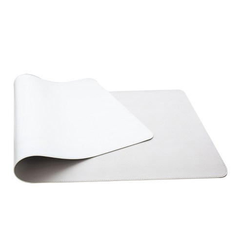 울트라 얇은 대형 마우스 패드 노트북 책상 테이블 보호대 방수 책상 쓰기 패드 게이머 muismat 사무실 작업 / 집, 밝은 회색과 은색