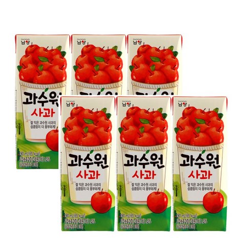 과수원 사과주스, 190ml, 78개