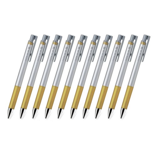 파이롯트 쥬스업 젤잉크펜 0.4mm, 골드, 10개