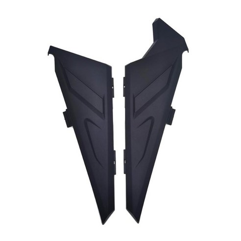BMW R1200GS LC ADV 2013-2019 를 위한 왼쪽 오른쪽 오토바이 사이드 프레임 패널 보호기, 검정, {"사이즈":"17.5x5x0.6 인치"}, {"수건소재":"ABS 플라스틱"}
