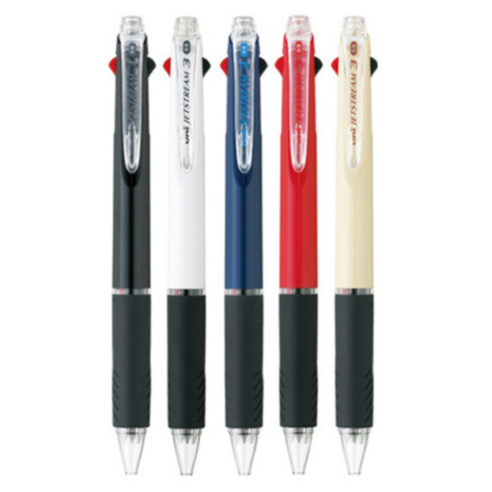 유니 제트스트림 3색 볼펜 0.5mm SXE3-404-05, ivory, 3개