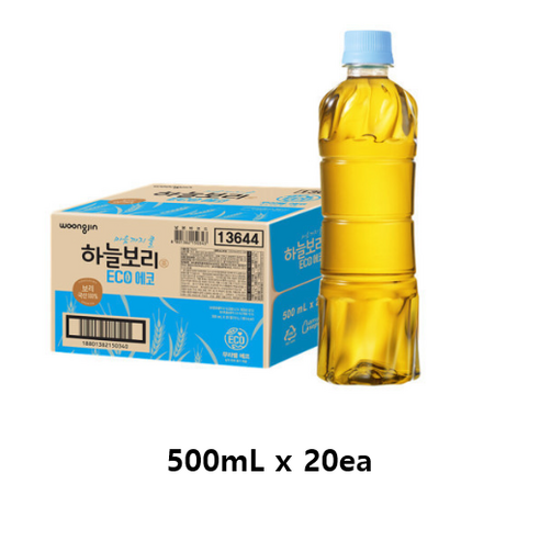 하늘보리 에코, 500ml, 20개, 240개, 500ml 문화상품권