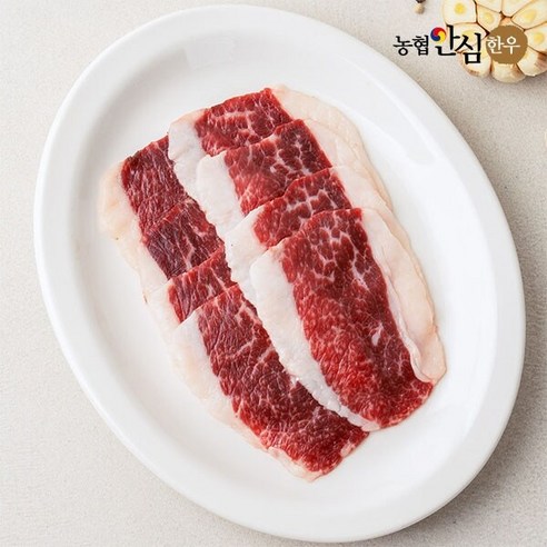 [농협안심한우] 1++등급(9) 차돌박이 300g, 300g, 1개