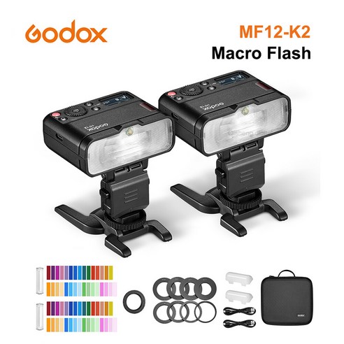 고독스 MF12-K2 2 라이트 세트 라이트2p, Godox MF12-K2