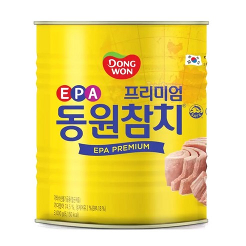 동원 EPA 이피에이 프리미엄 동원참치 150g x10캔, 10개
