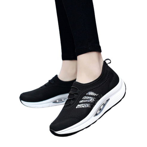 도오빠 피마마 여성 메쉬 운동화 런닝화 3CM 키높이 슬립온 통굽 워킹화 스니커즈 여자운동화 발편한 신발