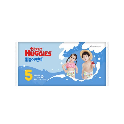 하기스 물놀이팬티 특대형 아동용 12p, 5단계, 12매 5단계 × 12매 섬네일