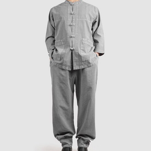 단아한의 남성 남자 개량한복 생활한복 퓨전한복 법복 절옷 차이나넥 저고리+바지 상수리9부세트
