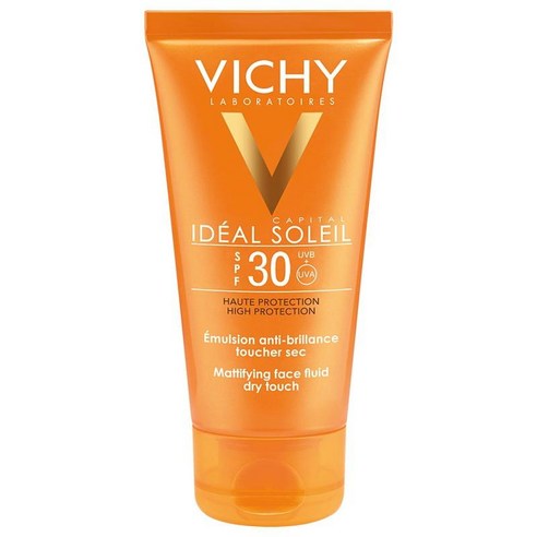 프랑스 비쉬 VICHY Capital Soleil 아이디얼 솔레일 모이스처라이징 UV 선크림 SPF 30 50ml, 1개