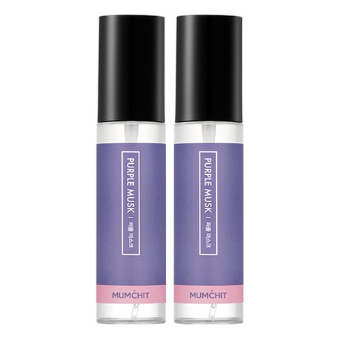 멈칫 섬유향수, 퍼플 머스크, 70ml, 2개