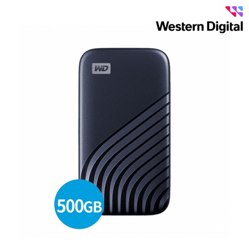 WD My Passport SSD, Blue, 500GB, WDBAGF5000ABL-WESN