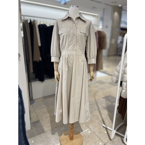 올리브데올리브 칠부소매 백밴딩 원피스 yw3mo302(1687566)