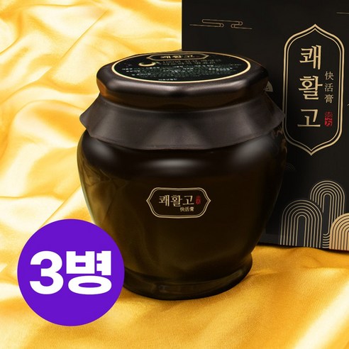 쾌활고 100년 산삼청 약도라지청, 3개, 550g