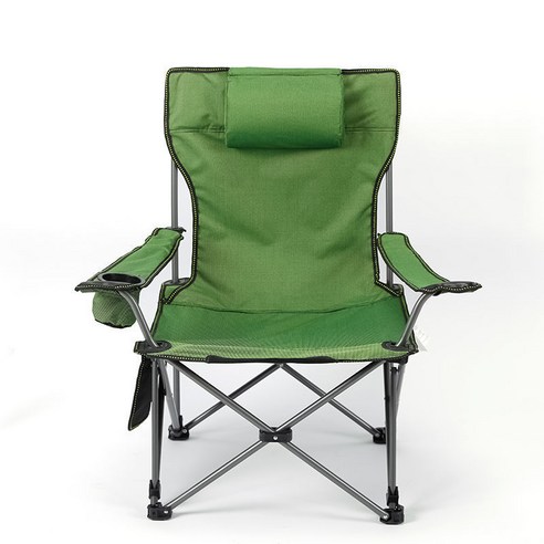 MOHEGIA 야외 가구 접이식 의자 안락 의자 낚시 의자 휴대용 캠핑 의자 야외 의자, 353 녹색 전체 천