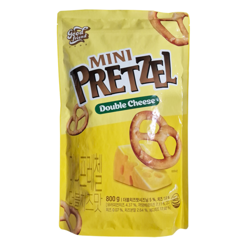 프레첼 더블치즈맛, 1개, 800g