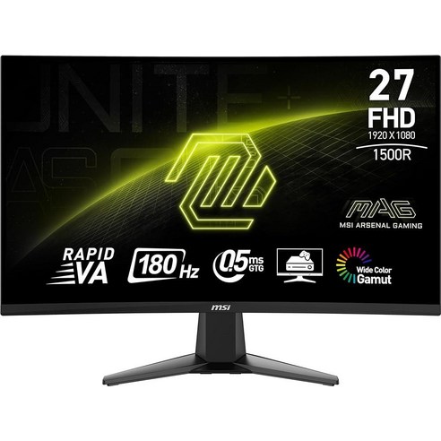 MSI MAG27C6F 27 inch 1920 x 1080 FHD Rapid VA G