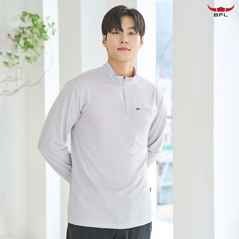 이너핏웨어 BFL 프리미엄 남성 봄 여름 가을 등산 낚시 티셔츠 메쉬 펀칭 집업티 2매입 B23ZTS-521