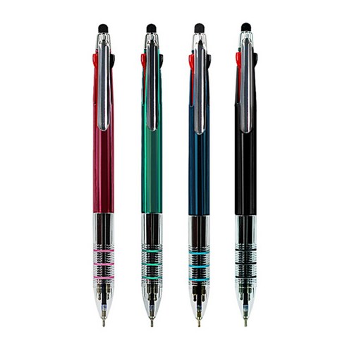 나노젯 3색 UV터치 볼펜 0.7mm, 랜덤발송, 10개