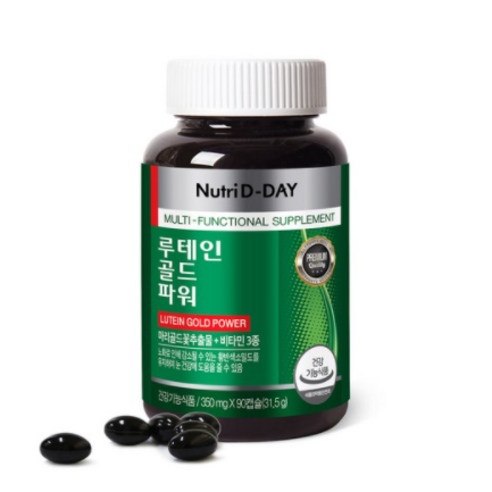 뉴트리디데이 프리미엄 루테인 골드 350mg, 90정, 20개