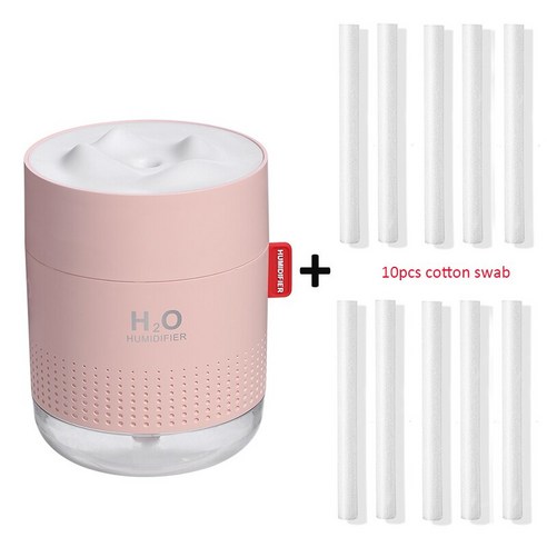 [FNJ] 화이트 스노우 마운틴 가습기 500Ml 초음파 Usb 아로마 디퓨저 진정 라이트 아로마 테라피 Humidificador 홈 Difusor, 오렌지