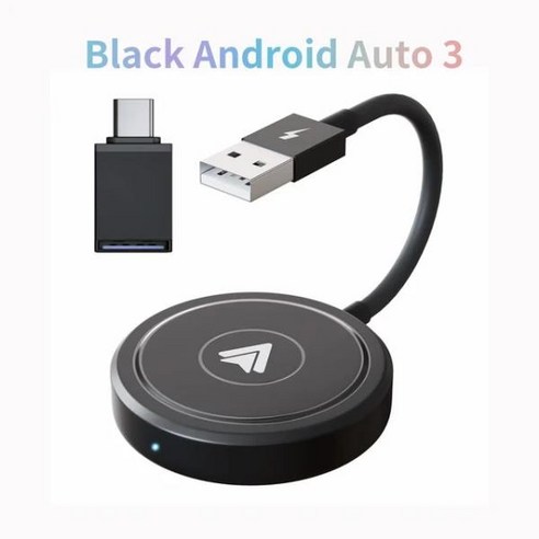 안드로이드 자동 무선 어댑터 동글 OEM 공장 유선 AA 자동차 휴대폰용 무선으로 변환, 03 Black Android Auto3