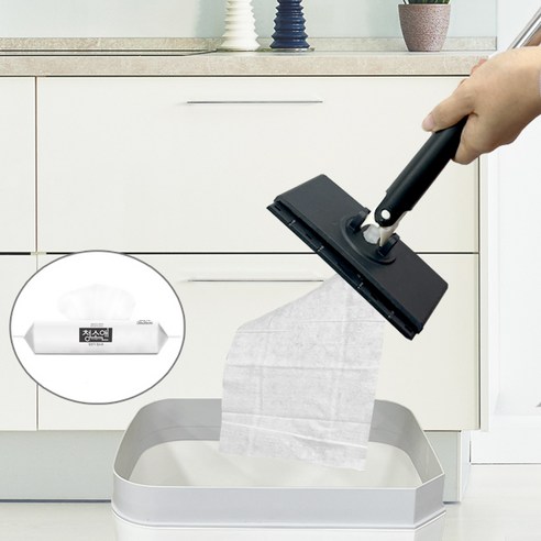 먼지와의 전쟁, 이제 끝! ✨ 원터치 밀대로 청소가 쉬워졌어요 바로톡청소밀대