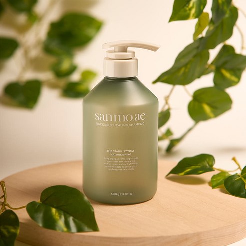 산모의 두피 고민, 산모애 그리너리 힐링 샴푸로 순하게 해결하세요.