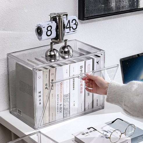 루시아이 투명 쇼케이스 책 정리함, 중형+계단식 진열대 1개 추가, 1개 앨범정리함 루시아이 투명 쇼케이스 책 정리함, 중형+계단식 진열대 1개 추가, 1개 앨범정리함