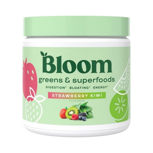 Bloom Nutrition Green Superfood 블룸뉴트리션 그린수퍼푸드 스트로베리 키위 30회분, 1개