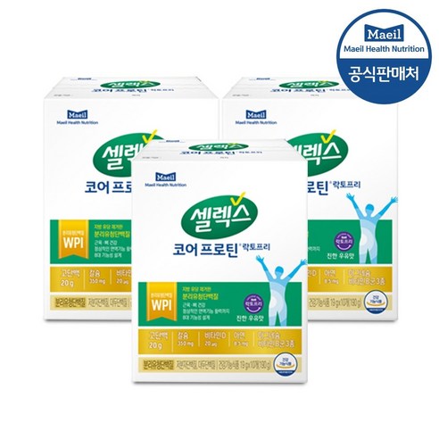셀렉스 코어프로틴 락토프리 스틱 3박스 (19gX30포)