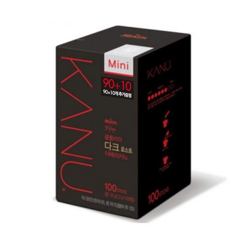 카누 미니 다크 로스트 아메리카노, 100개, 1개