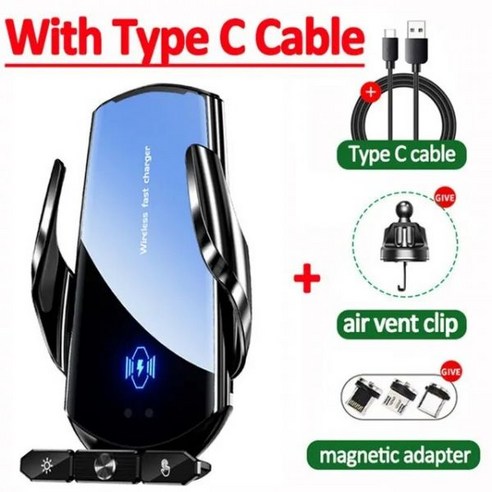 차량용 무선 충전기 맥세이프 고속 충전 스테이션 에어 벤트 스탠드 자동차 전화 거치대 마운트 아이폰 15 14 13 12 삼성 샤오미, Silver With 흡착지지대 샤오미차량용무선충전기 Best Top5