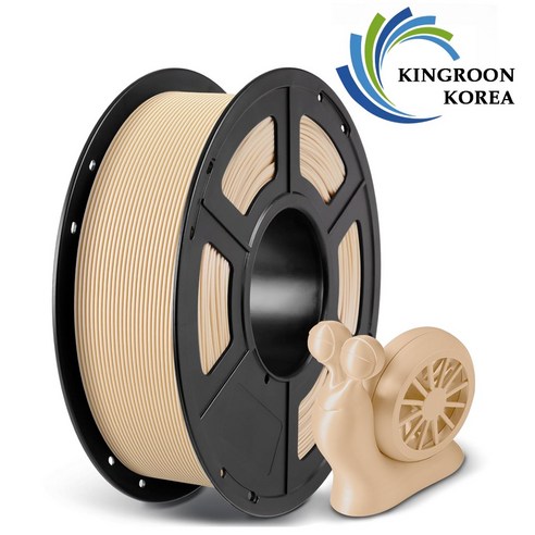 킹룬 공식 고품질 PLA 1.75mm 우드필라멘트 1kg