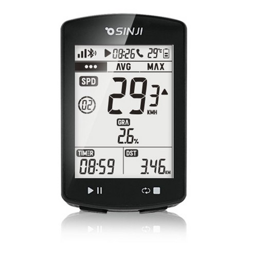 신지 RS-G520C 블루투스 ANT+ 연동 GPS 자전거 속도계