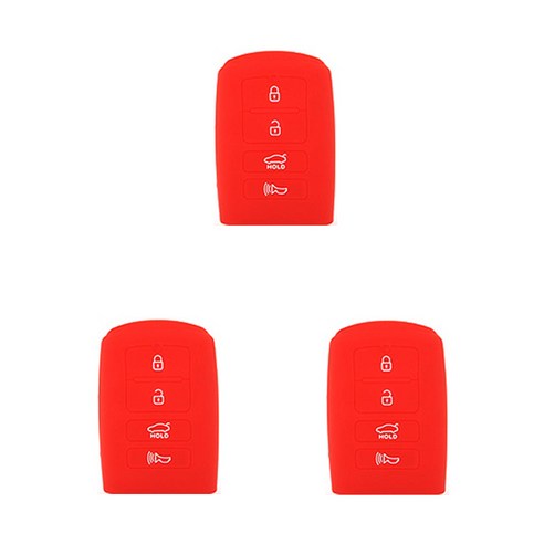뽀마 실리콘 케이스, 레드3p, B02 4버튼 올뉴K7